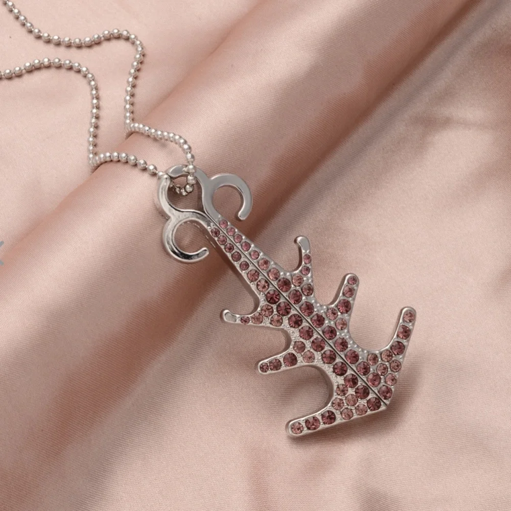 Anchor Pendant Necklace or Keychain